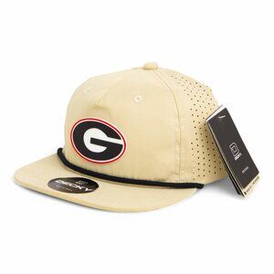 Georgia Bulldogs Power G 3D Perforated Rope Hat- Birch/ Black